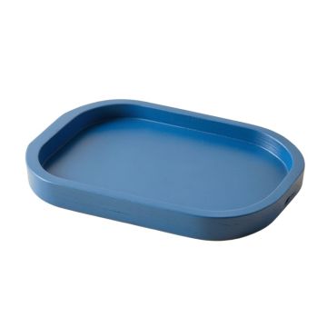 Cedar Bluff Serving Tray - Blue (synthetic illustration; no displayed measurements)