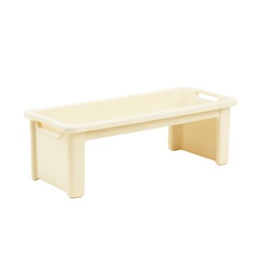Briar Canyon Narrow Outdoor Storage Bench - Ivory