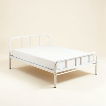 Simbula Metal Platform Bed (synthetic illustration; no displayed measurements)