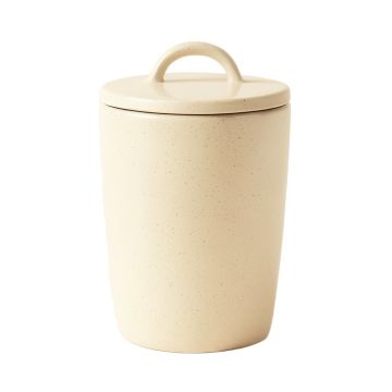 Moss Bridge Storage Canister With Lid - Ivory