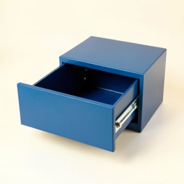 Linden Dell Under-Desk Drawer Unit - Blue (synthetic illustration; no displayed measurements)