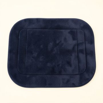 Elm Crest Bath Mat - Navy (synthetic illustration; no displayed measurements)
