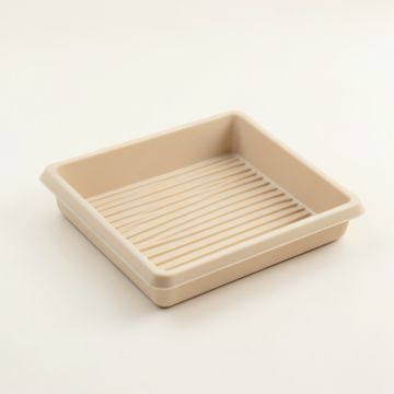 Stone Canyon Empty Under-Desk Cable Tray - Beige (synthetic illustration; no displayed measurements)