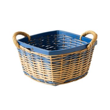 Maple Arc Empty Storage Basket - Blue