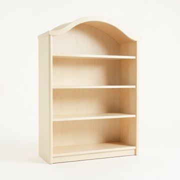 Aspen Bluff Freestanding Bookcase - Ivory (synthetic illustration; no displayed measurements)