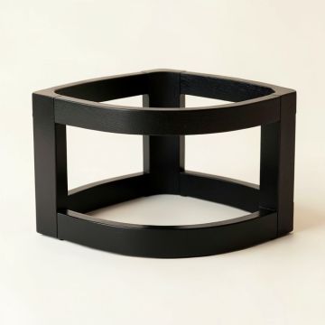 Ash Branch Empty Furniture-Style Pet Crate - Black (synthetic illustration; no displayed measurements)