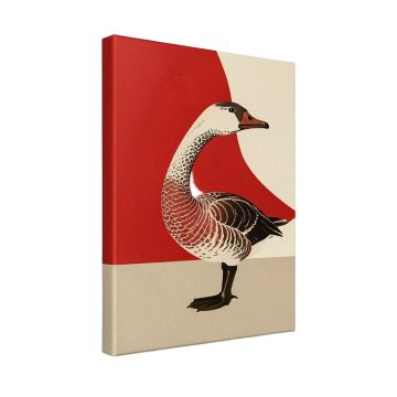Canadian Geese Graphic Art On Canvas
