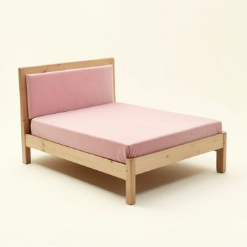 Twin Platform Bed (synthetic illustration; no displayed measurements)