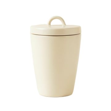 Laurel Bluff Storage Canister With Lid - Ivory