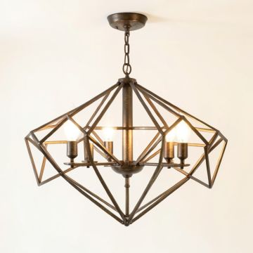 Winton Unique Statement Geometric Chandelier (synthetic illustration; no displayed measurements)
