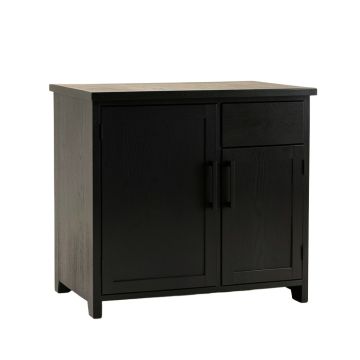 Willow Arc Freestanding Laundry Folding Counter - Black