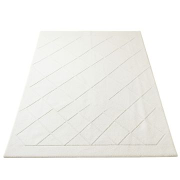 Rowan Arc Rectangular Area Rug - White