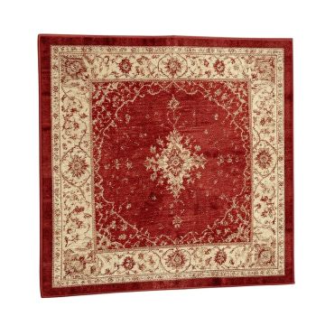 Leist Power Loom Red/Beige Rug