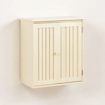 Stone Canyon Wall-Mounted Laundry Cabinet - Cream (synthetic illustration; no displayed measurements)