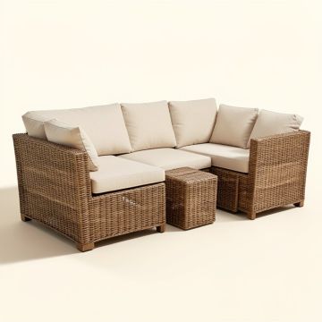 Abasi 4 Piece Rattan Sofa Seating Group (synthetic illustration; no displayed measurements)