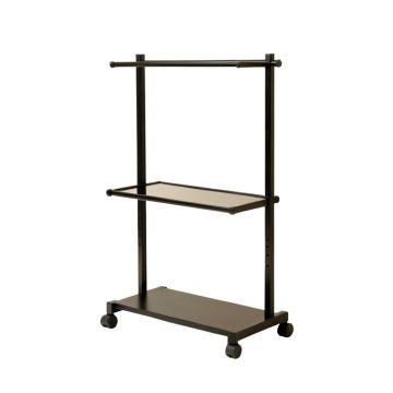 Jo 38 '' W Double Rod Garment Rack