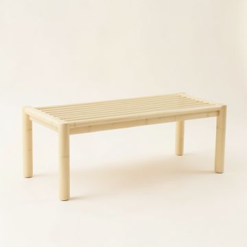 Linden Canyon Indoor Bench - Cream (synthetic illustration; no displayed measurements)