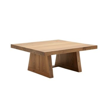 Krustapentus Solid Wood Trestle Coffee Table