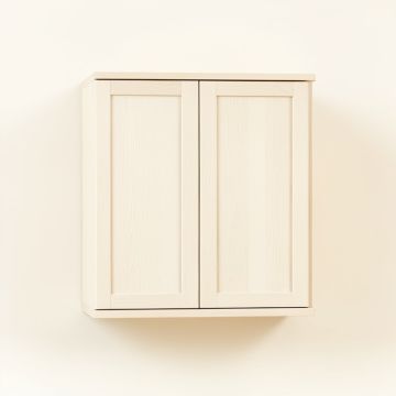 Vale Branch Wall-Mounted Entry Cabinet - Ivory (synthetic illustration; no displayed measurements)