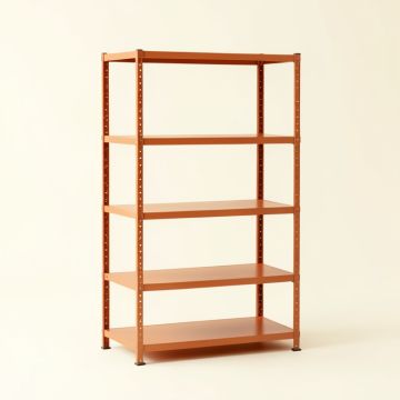 Juniper Bridge Empty Seed-Starting Shelving Unit Without Lights - Terracotta (synthetic illustration; no displayed measurements)