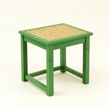 Spruce Crest Compact Balcony Table - Green (synthetic illustration; no displayed measurements)