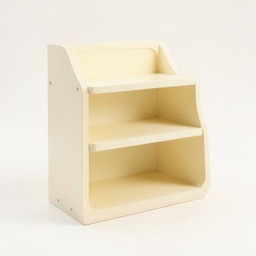 Ridge Bluff Empty Mug-Storage Cabinet Insert - Cream (synthetic illustration; no displayed measurements)