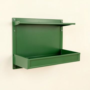 Hill Branch Empty Wall-Mounted Tool Organizer Panel - Green (synthetic illustration; no displayed measurements)