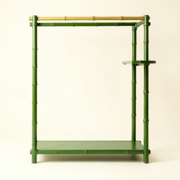 Birch Canyon Empty Garment Rack - Green (synthetic illustration; no displayed measurements)