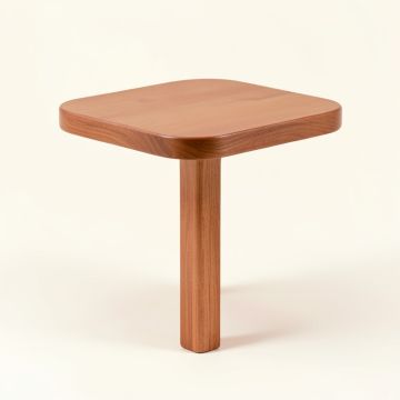 Oak Crest Compact Balcony Table - Terracotta (synthetic illustration; no displayed measurements)
