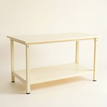 Meadow Bluff Empty Workshop Workbench - Ivory (synthetic illustration; no displayed measurements)