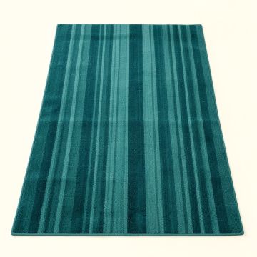 Desantiago Stripe Teal Area Rug (synthetic illustration; no displayed measurements)