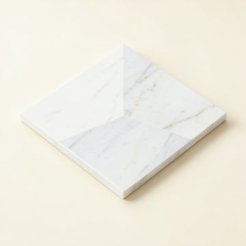 0.422 '' X 0.125 '' Marble Chevron Mosaic Tile (synthetic illustration; no displayed measurements)