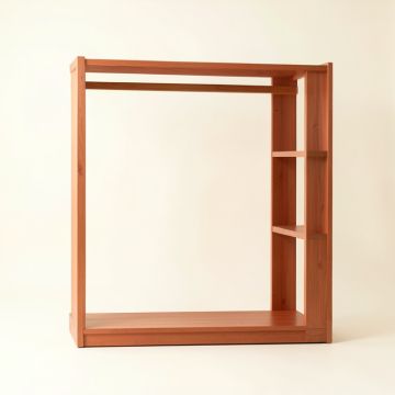Hill Crossing Empty Garment Rack - Terracotta (synthetic illustration; no displayed measurements)