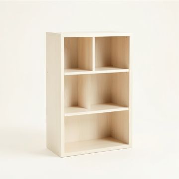 Dawn Crossing Freestanding Bookcase - Ivory (synthetic illustration; no displayed measurements)