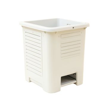 Brook Canyon Closed Garden Compost Bin - White (synthetic illustration; no displayed measurements)