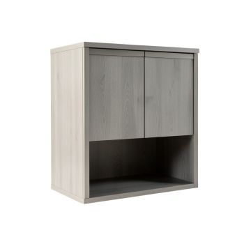Shore Bridge Wall-Mounted Laundry Cabinet - Gray