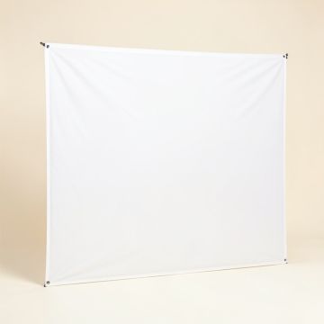 White 96 '' X 156 '' Portable Inflatable Projector Screen (synthetic illustration; no displayed measurements)