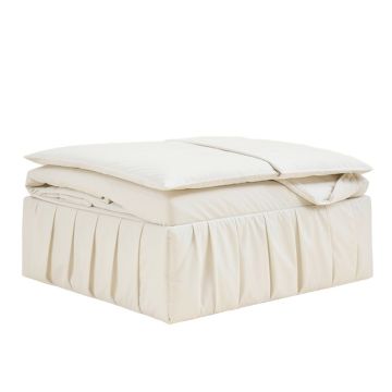 Fairview Pinch Pleat Duvet Cover Set (synthetic illustration; no displayed measurements)