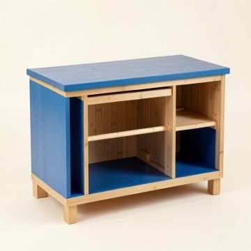 Meadow Branch Empty Countertop Canister Rack - Blue (synthetic illustration; no displayed measurements)