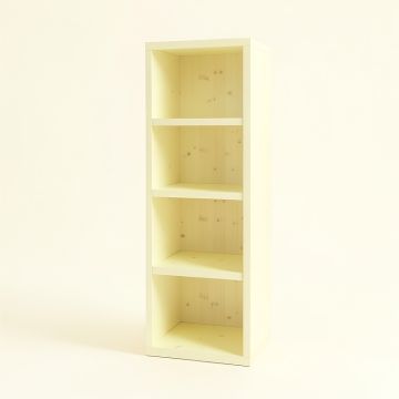 Fern Canyon Narrow Cubby Tower - Ivory (synthetic illustration; no displayed measurements)