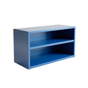 Hill Bend Low Bookcase - Blue