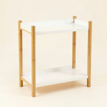 Field Bend Empty Countertop Canister Rack - White (synthetic illustration; no displayed measurements)