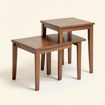 Wym 2 Piece Tray Top Sled Nesting Tables (synthetic illustration; no displayed measurements)
