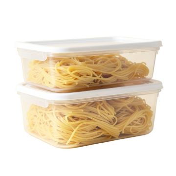 Airtight For Spaghetti , Noodles And Pasta 4 Container Food Storage Set