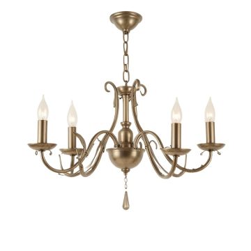 Mahalia 5 - Light Candle Style Empire Chandelier