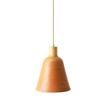Glen Canyon Pendant Light Suspended From One Plain Cable - Terracotta
