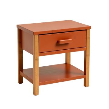 Meadow Crest Nightstand - Terracotta (synthetic illustration; no displayed measurements)