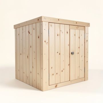Bertilo 7 Ft. W X 3 Ft. D Solid Wood Horizontal Storage Shed (synthetic illustration; no displayed measurements)