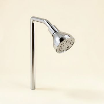 Malibu Pressure Balanced Diverter Fixed Shower Head Shower Panel (synthetic illustration; no displayed measurements)