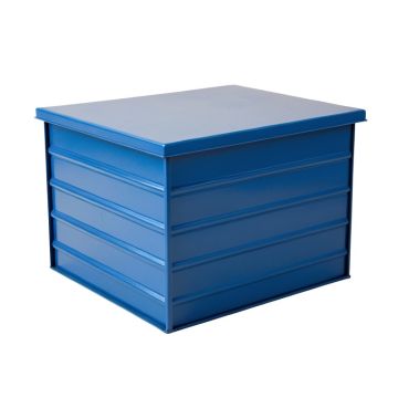Holly Bridge Closed Outdoor Storage Box - Blue
